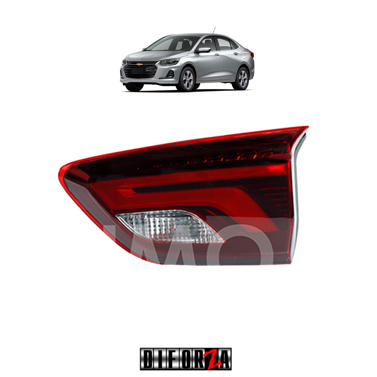 CALAVERA ONIX 2020-2022 INT C/ARNES C/LED (ROJO/BLANCO) DER #OP