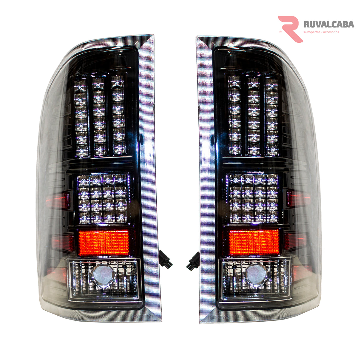 CALAVERAS CHEVROLET SILVERADO 2007-2013 LED MICA TRASPARENTE #OP