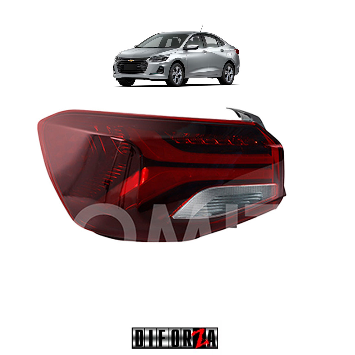 CALAVERA ONIX 2020-2022 EXT C/ARNES C/LED (ROJO/BLANCO ) IZQ #OP