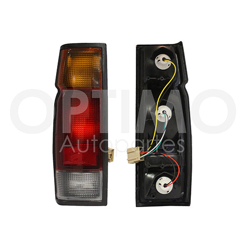 CALAVERA NISSAN PU D21 94-01 AMBAR/ROJO/BCO C/ARNES DIFORZA IZQ #OP