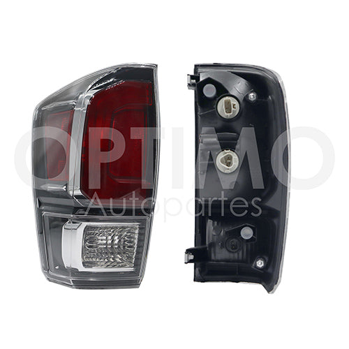 CALAVERA TACOMA 20-22 FILO NEGRO/CROM C/FOCOS DIFORZA IZQ #OP
