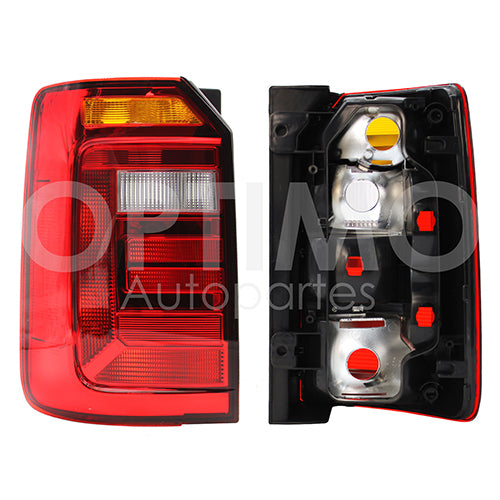 CALAVERA VW CADDY 2016-2019 S/ARNES (PASAJEROS) BLANCO/ROJO/AMARILLO IZQ #OP