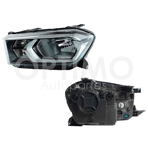 FARO CHEVROLET S10 MAX 2022-2023 (SENCILLO/DOBLE CABINA) F/CROMADO IZQ #OP
