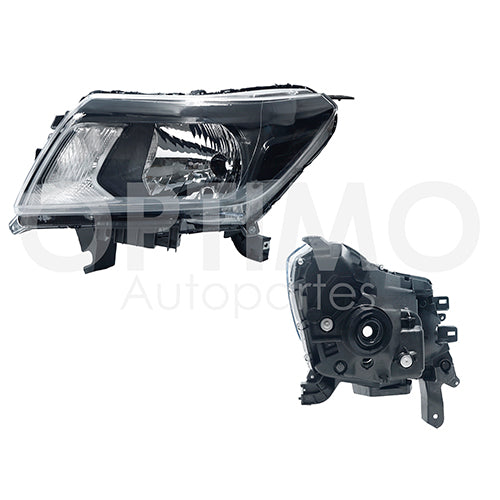 FARO NP300 DIFORZA 21-24 F/NEGRO S/MICA BLANCA (SENCILLA/FRONTIER SE/LUJO XE-LE) 2/4WD IZQ #OP