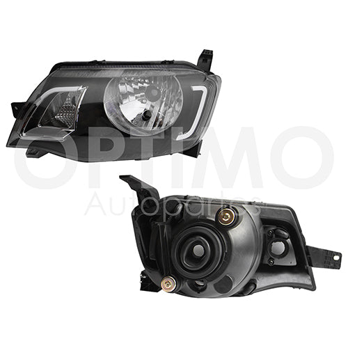 FARO RENAULT KWID 2019-2021 FONDO NEGRO IZQ #OP