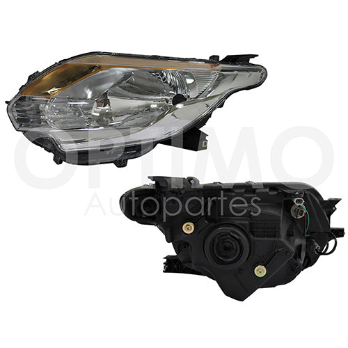 FARO MITSUBISHI PU L200 16-18 FONDO CROMADO DIFROZA #OP IZQ