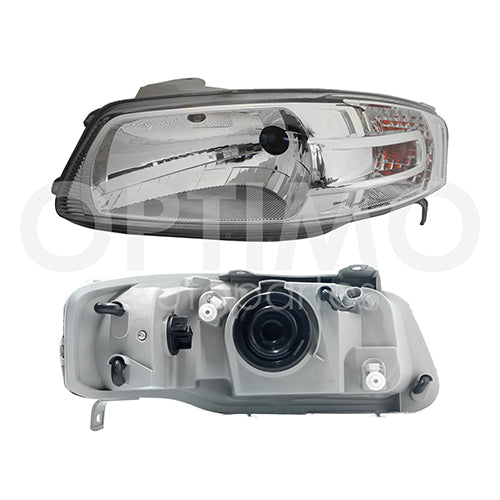 FARO POINTER 06-09 FONDO CROMADO DIFORZA #OP IZQ