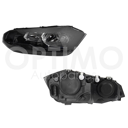 FARO VW VIRTUS 2020-2021 FONDO NEGRO DIFROZA #OP IZQ
