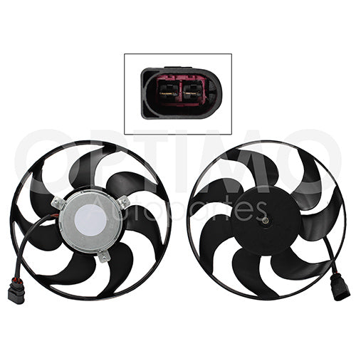 MOTOVENTILADOR VV JETTA A6 BICENTENARIO 2010-2018 2.0L 2.5L P/AIRE ACOND #OP