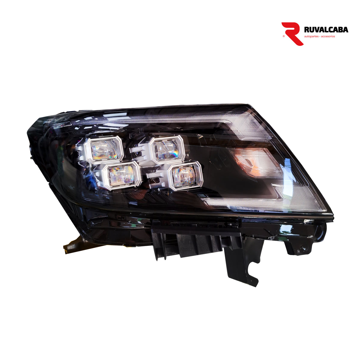 FARO NISSAN NP300 FRONTIER 21-23 F/CROMADO C/LES C/LUPAS PLATINUM LUJO DER #OP