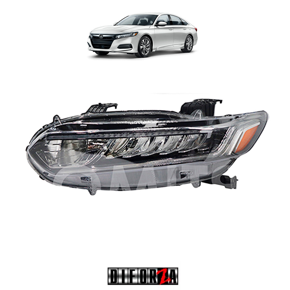FARO ACCORD 2018-2021 F/CROMADO C/LED (VERSION SPORT ) IZQ #OP