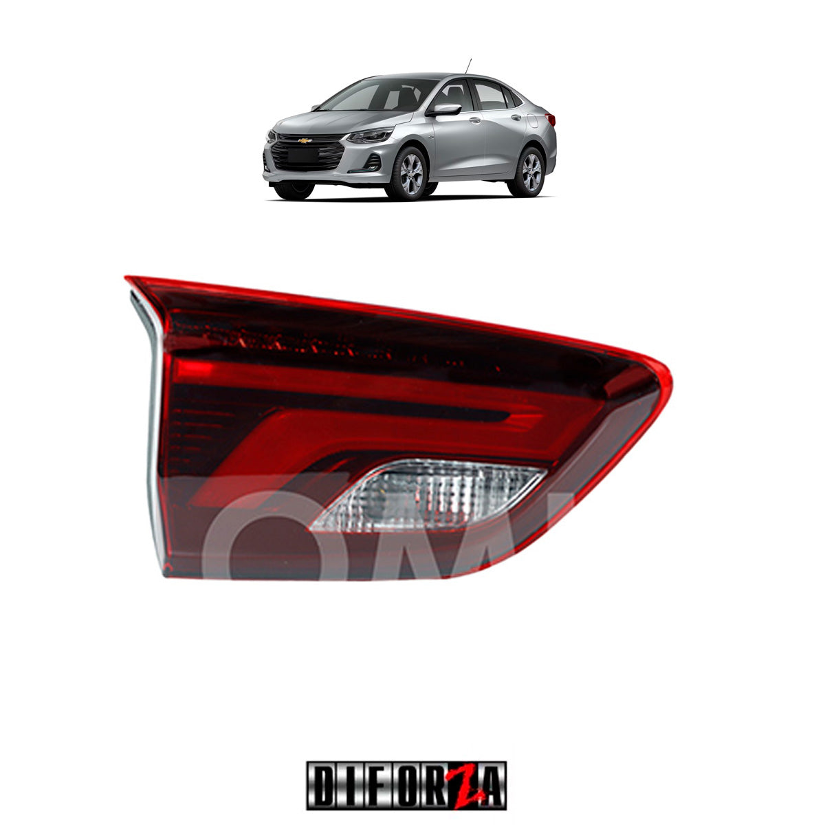 CALAVERA ONIX 2020-2022 INT C/ARNES C/LED (ROJO/BLANCO) IZQ #OP