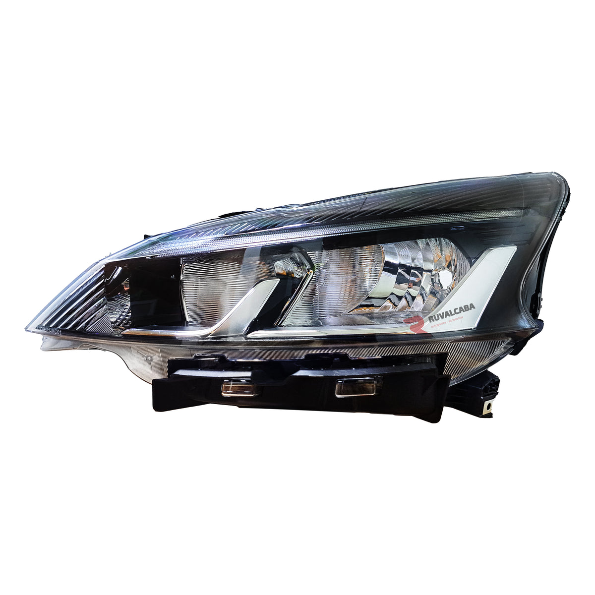 FARO NISSAN MARCH 2021-2024 F/CROMADO C/DRL IZQ #OP