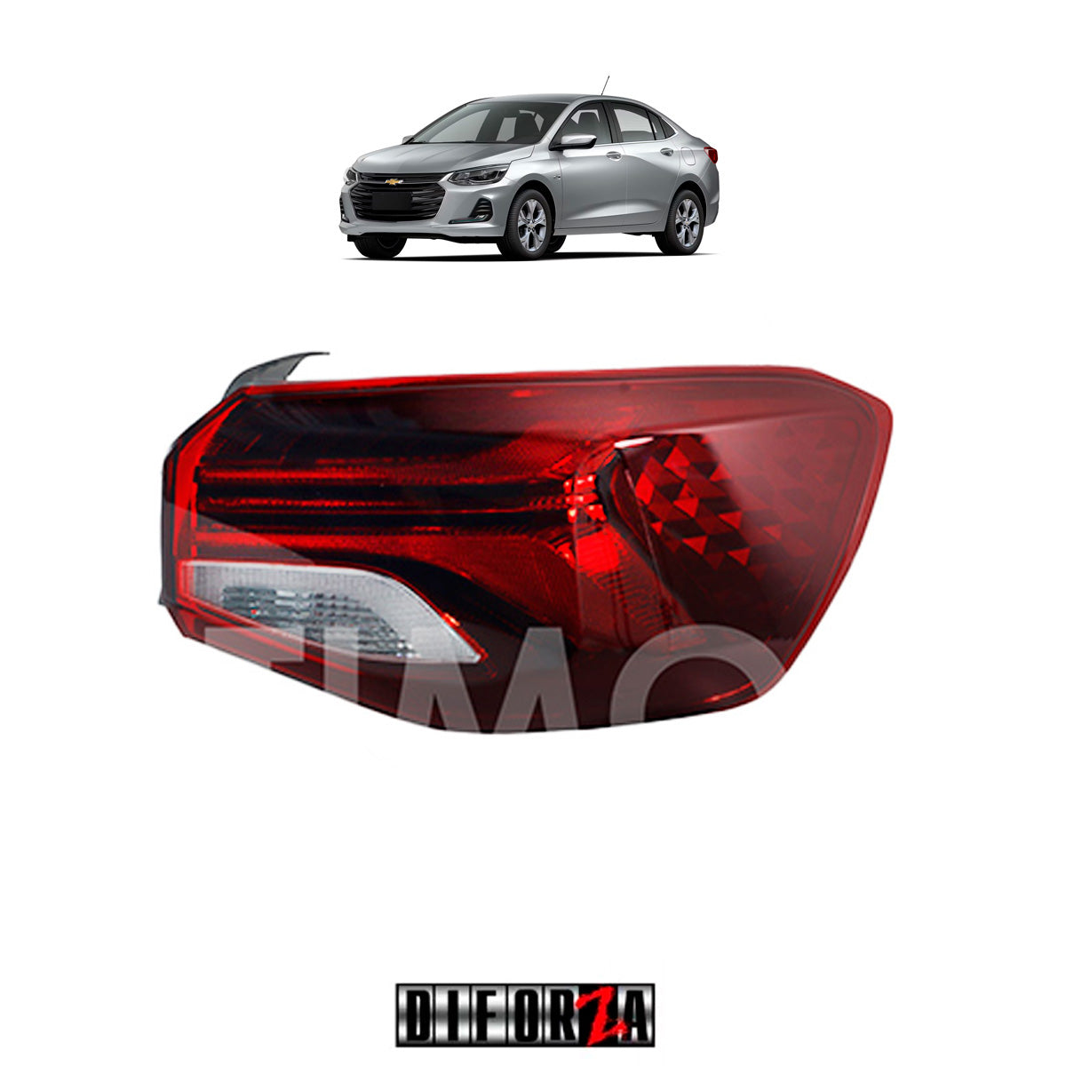 CALAVERA ONIX 2020-2022 EXT C/ARNES (ROJO/BLANCO) DER #OP