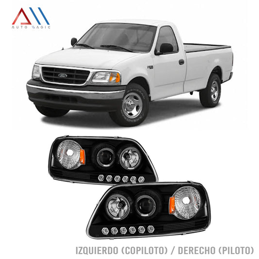 FAROS C/LUPA OJO ÁNGEL F150/LOBO 97-08   #AM