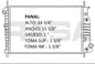 35560 AU RADIADOR ALUMINIO PLASTICO CONTOUR, MISTIQUE, 2 Lt L4, 2.5 Lt V4 95-02 TRANS:AUTOMATICA RASA