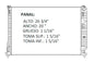 36144 AU RADIADOR ALUMINIO PLASTICO CAPTIVA 07-10 TRANS:AUTOMATICA RASA