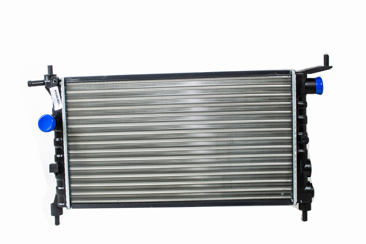 35518 M RADIADOR ALUMINIO PLASTICO CHEVY POP, SWING, JOY L4 1.6 95-05 MECANICO RASA