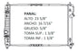 36097 AU RADIADOR ALUMINIO PLASTICO AVEO/G3 L4 1.6 16mm 08-09 TRANS:AUTOMATICA RASA