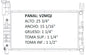 35676 AU M RADIADOR ALUMINIO PLASTICO CARAVAN/GRAND CARAVAN - VOYAGER/GRAND 93-95 MECANICO TRANS:AUTOMATICA RASA