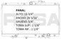 35796 AU RADIADOR ALUMINIO PLASTICO ACCORD / PRELUDE 94-97 94-97 TRANS:AUTOMATICA RASA