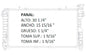 RADIADOR ALUMINO PLASTICO CARAVAN/ GRAND CARAVAN/ VOYAGER/ TOWN & COUNTRY V6 3.3/3.8 05-07