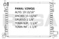 35786 RADIADOR ALUMINIO PLASTICO FIESTA IKON L4 1.6 C/ AIRE 02-07 RASA