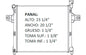 36066 AU RADIADOR ALUMINIO PLASTICO GRAND CHEROKEE 05-09 V6/V8 3.0/3.7/ 4.7/5.7 05-09 TRANS:AUTOMATICA RASA