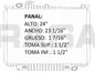 35927 AU RADIADOR ALUMINIO PLASTICO EXPLORER 6, 8 CIL 4.0, 4.6 LT 06-08 TRANS:AUTOMATICA RASA