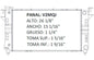 RADIADOR ALUMINO PLASTICO GRAND CARAVAN - VOYAGERTOWN & COUNTRY L4/V6 2.4/3.0/3.3/3.8 96-00