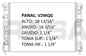 35777 M RADIADOR ALUMINIO PLASTICO CLIO 1.6Lt 98-03 MECANICO RASA