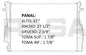 36129 AU RADIADOR ALUMINIO PLASTICO R SUPER DUTY F 250 350 450 08-10 TRANS:AUTOMATICA RASA