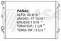 RADIADOR ALUMINIO PLASTICO BORA 05-10 JETTA A6 #RASA#