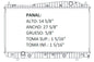 36049 AU RADIADOR ALUMINIO PLASTICO VERONA 2.5 LTS L6 A/T 04-06 TRANS:AUTOMATICA RASA