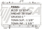 36209 AU RADIADOR ALUMINIO PLASTICO CAMARO 10-11 TRANS:AUTOMATICA RASA