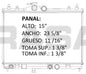 RADIADOR TIIDA 1.8 STDR RASA #RS