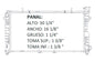 35914 AU RADIADOR ALUMINIO PLASTICO CARAVAN, VOYAGER, TOWN & COUNTRY 2.4 LT. L4 2.4 05-07 TRANS:AUTOMATICA RASA