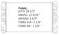 35580 AU M RADIADOR ALUMINIO PLASTICO CIRRUS / SEBRING/STRATUS / BREEZE L4/V6 2.0/2.6 95-00 MECANICO TRANS:AUTOMATICA RASA