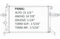 36019 M RADIADOR ALUMINIO PLASTICO ASTRA ZAFIRA, 1.6/1.8 LTS, MECANICO 98-05 RASA