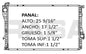 36140 AU RADIADOR ALUMINIO PLASTICO 525 SERIES/ 528/ 530 99-05 TRANS:AUTOMATICA RASA