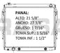 36072 AU RADIADOR ALUMINIO PLASTICO TUNDRA 00-06 V6 3.4/4.0L 00-06 TRANS:AUTOMATICA RASA