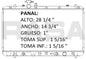 36189 AU RADIADOR ALUMINIO PLASTICO SX4 07-09 L4 AT 07-09 TRANS:AUTOMATICA RASA