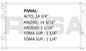 35961 AU M RADIADOR ALUMINIO PLASTICO JETTA, GOLF, POLO, LUPO, 1.6/2.8 LTS, MECANICO 94-02 TRANS:AUTOMATICA RASA