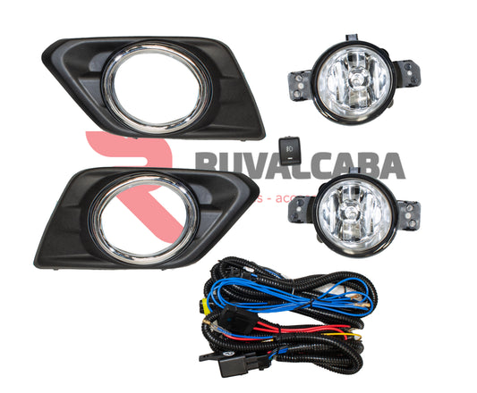FARO NIEBLA XTRAIL 15-17 C/PARRILLA FILO JGO  #OP