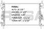 36163 AU RADIADOR ALUMINIO PLASTICO RAD FOCUS 12 L4 A/T 08-12 TRANS:AUTOMATICA RASA
