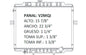 35860 RADIADOR ALUMINIO PLASTICO H100 L4 2.5 99-07 RASA
