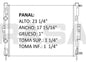 36089 AU M RADIADOR ALUMINIO PLASTICO MEGANE II L4 2.0L 04-09 MECANICO TRANS:AUTOMATICA RASA