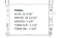 35697 AU RADIADOR ALUMINIO PLASTICO DAKOTA / DURANGO L4/V6/V8 2.5/3.9/4.7/5.9 00-04 TRANS:AUTOMATICA RASA