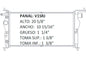 RADIADOR ALUMINO PLASTICO CHEVY POP  SWING, JOY L4 1.6 95-05