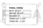 35410 AU RADIADOR ALUMINIO PLASTICO BRONCO / F SERIES PICKUPS V8 5.0/5.8 F150, F250 ,F351 85-97 TRANS:AUTOMATICA RASA